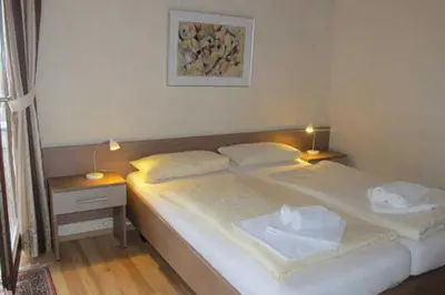 Ein Bett oder Betten in einem Zimmer der Unterkunft Apartmentvermittlung Mehr als Meer - Objekt 46
