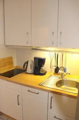 Küche/Küchenzeile in der Unterkunft Apartmentvermittlung Mehr als Meer - Objekt 54