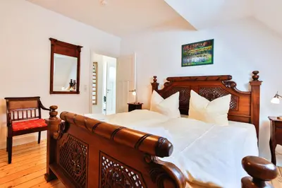Ein Bett oder Betten in einem Zimmer der Unterkunft Riverside Apartments