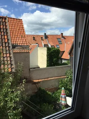 Das Gebäude in dem sich die Ferienwohnung befindet