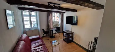 TV/Unterhaltungsangebot in der Unterkunft Apartments im Einhornhaus