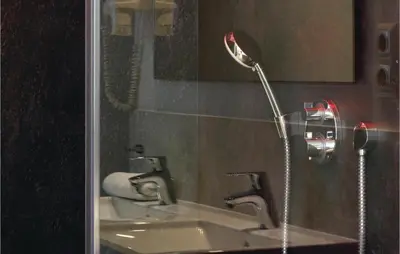 Ein Badezimmer in der Unterkunft Priwallpromenade 3, Whg 4
