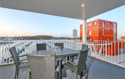 Blick auf einen Fluss in der Nähe der Ferienwohnung