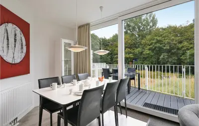 Ein Balkon oder eine Terrasse in der Unterkunft Dünenvilla 2, Whg 3