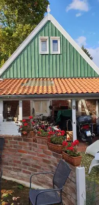 Das Gebäude in dem sich die Ferienwohnung befindet