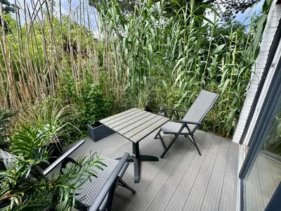 Ein Garten an der Unterkunft Seaside-Townhouse