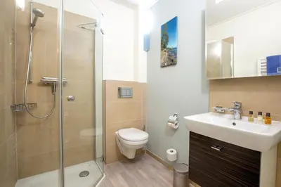 Ein Badezimmer in der Unterkunft ancora Marina Haus 2 Nr 07, Typ 2
