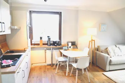 Küche/Küchenzeile in der Unterkunft Apartments Meerzeit C