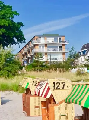 Das Gebäude in dem sich die Ferienwohnung befindet