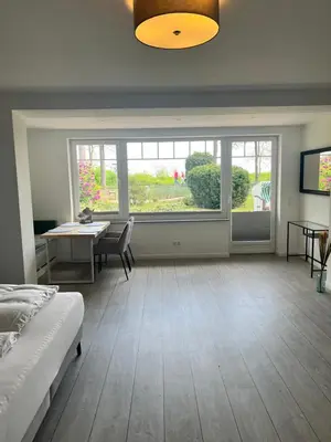 Ein Bett oder Betten in einem Zimmer der Unterkunft Ostseehaus Dreesen