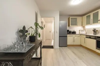 Küche/Küchenzeile in der Unterkunft Arkadia Apartments-Schwissel-Bad Segeberg