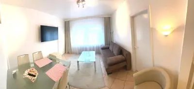 Ein Sitzbereich in der Unterkunft Haus Regina