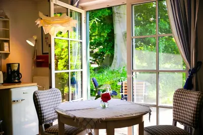 Grundriss der Unterkunft romantische Ferienwohnung Sachsenhof 1