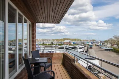 Ein Balkon oder eine Terrasse in der Unterkunft ancora Marina Haus 2 Nr 06, Typ 2