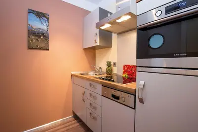 Küche/Küchenzeile in der Unterkunft ancora Marina Haus 2 Nr 06, Typ 2