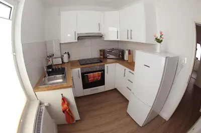 Küche/Küchenzeile in der Unterkunft Jessop Haus