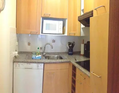 Küche/Küchenzeile in der Unterkunft Wohnung Nr 2