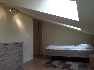 Ein Bett oder Betten in einem Zimmer der Unterkunft Ferienhaus Berger