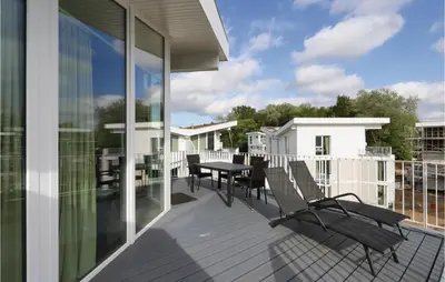 Ein Balkon oder eine Terrasse in der Unterkunft Dünenvilla 19, Whg 9