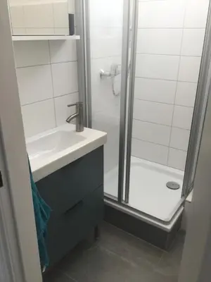 Ein Badezimmer in der Unterkunft Grö 13