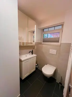 Ein Badezimmer in der Unterkunft Ostseehaus Dreesen Souterrain