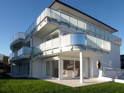 Das Gebäude in dem sich die Ferienwohnung befindet
