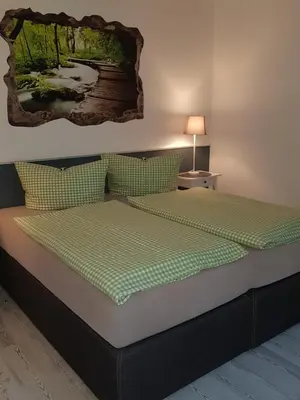 Ein Bett oder Betten in einem Zimmer der Unterkunft Mara