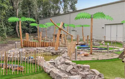 Ein Garten an der Unterkunft Dünenvilla 21, Whg 4