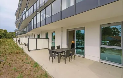 Ein Balkon oder eine Terrasse in der Unterkunft Highend Travemünde - Whg 12