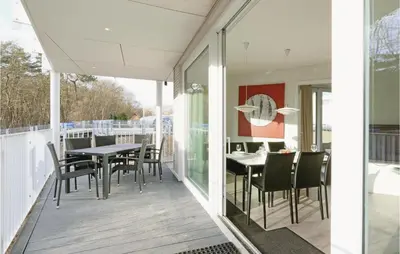 Ein Balkon oder eine Terrasse in der Unterkunft Dünenvilla 3, Whg 2