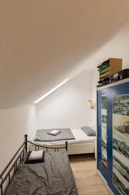 Ein Bett oder Betten in einem Zimmer der Unterkunft Traumhafte Ferienwohnung