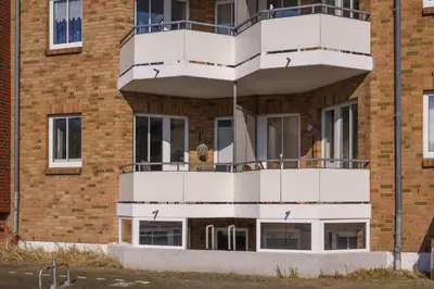 Ein Balkon oder eine Terrasse in der Unterkunft Das Meer genießen......