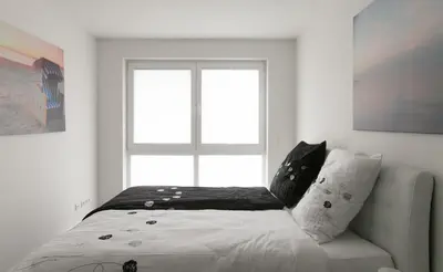 Ein Bett oder Betten in einem Zimmer der Unterkunft Ostseeabenteuer