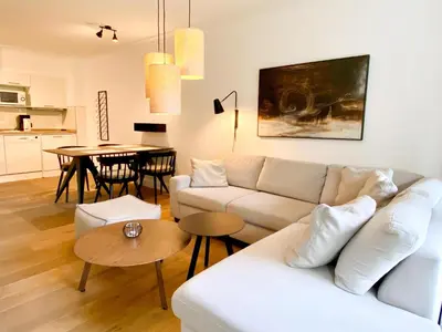 Küche/Küchenzeile in der Unterkunft Appartement-Hotel Timmendorfer Strand