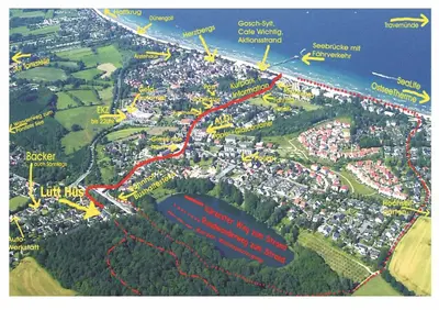 Naturlandschaft in der Nähe der Ferienwohnung