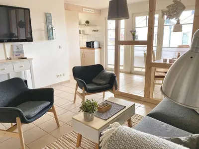 Küche/Küchenzeile in der Unterkunft Hygge - skandinavisch mit Kamin und Sauna