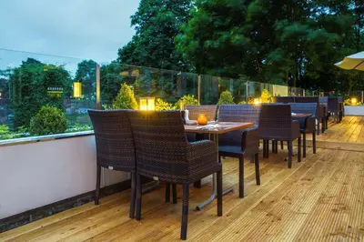 Ein Garten an der Unterkunft Park Inn by Radisson Lübeck