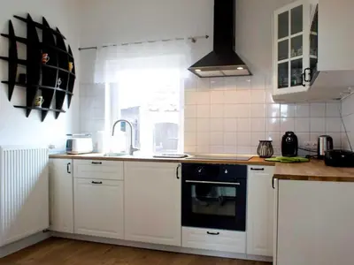 Küche/Küchenzeile in der Unterkunft Haus Goldbutt - M. Frese