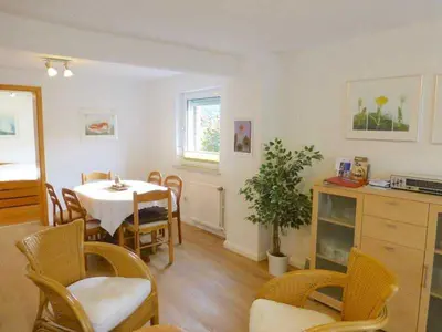 Ein Sitzbereich in der Unterkunft Haus-Franck