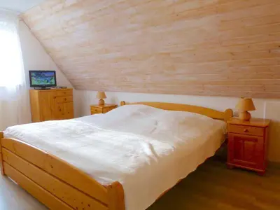 Ein Bett oder Betten in einem Zimmer der Unterkunft Haus-Franck
