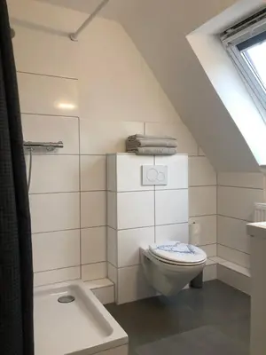 Ein Badezimmer in der Unterkunft Appartement im Grünen