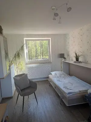 Ein Bett oder Betten in einem Zimmer der Unterkunft Gesa Kronenberger
