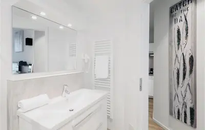 Ein Badezimmer in der Unterkunft Highend Travemünde - Whg 513