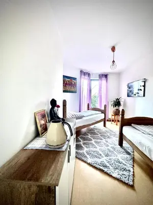 Ein Sitzbereich in der Unterkunft FeWo Rajek -Alte Salzstraße 14-