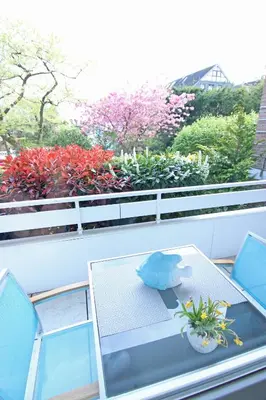 Ein Garten an der Unterkunft WellenRausch Living 