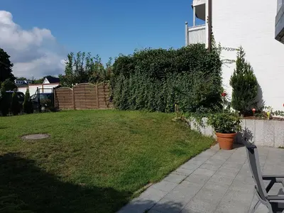 Ein Garten an der Unterkunft Seepferdchen