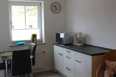 Küche/Küchenzeile in der Unterkunft Residenz Ostseestrand Nr. 11