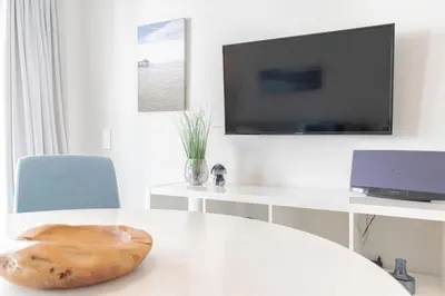 TV/Unterhaltungsangebot in der Unterkunft Ferienwohnung 30 Grad