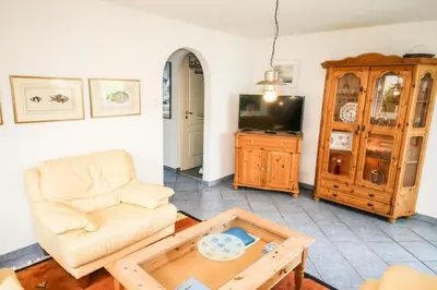 TV/Unterhaltungsangebot in der Unterkunft Ferienhaus Fischerhus Alice