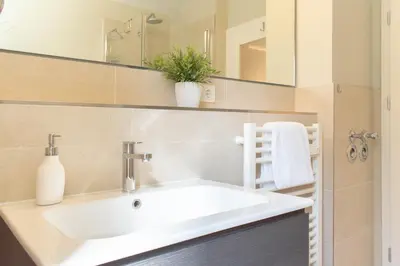 Ein Badezimmer in der Unterkunft Ferienwohnung Frische Brise